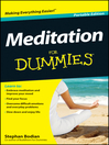 Cover image for Meditation For Dummies